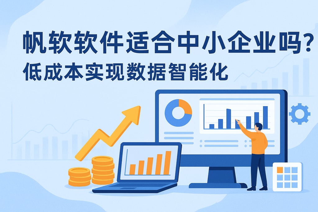 帆软软件适合中小企业吗？低成本实现数据智能化