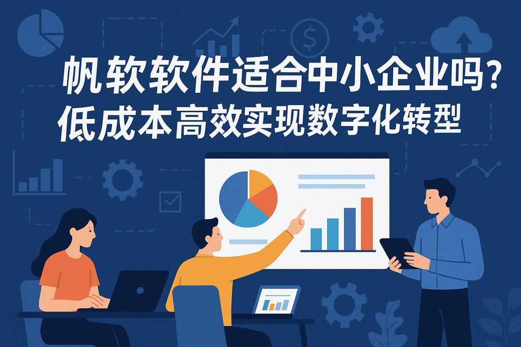 帆软软件适合中小企业吗？低成本高效实现数字化转型