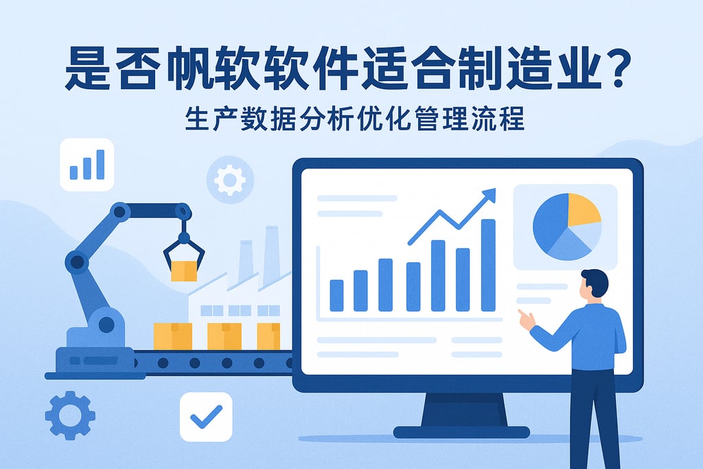 帆软软件适合制造业吗？生产数据分析优化管理流程