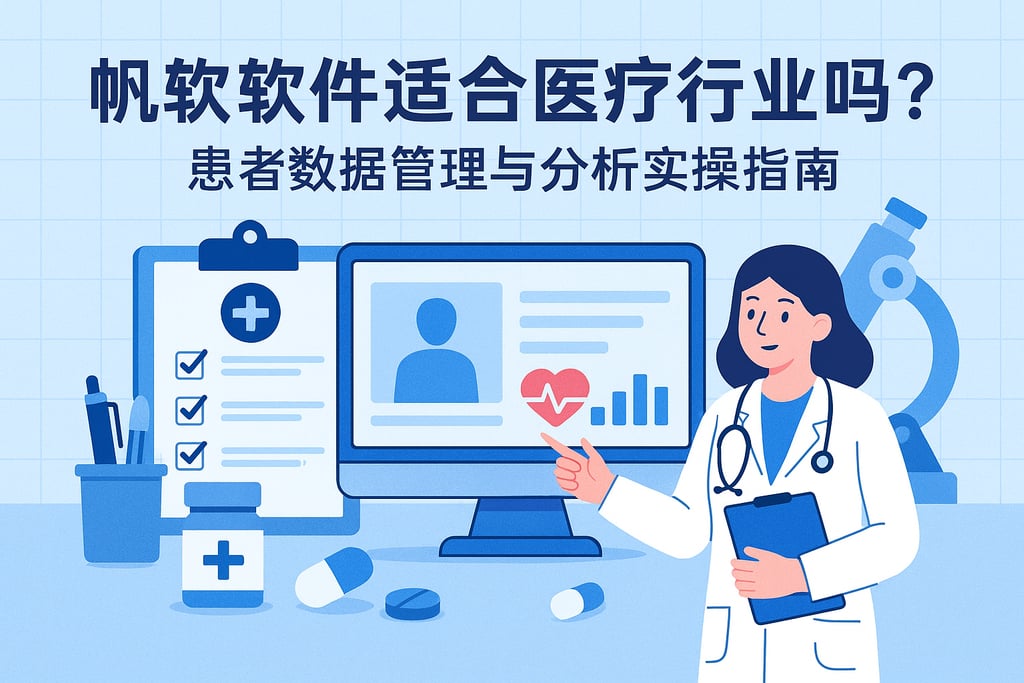 帆软软件适合医疗行业吗？患者数据管理与分析实操指南