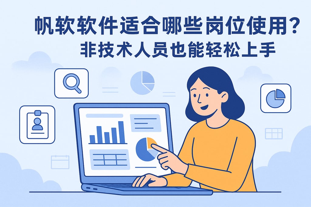 帆软软件适合哪些岗位使用？非技术人员也能轻松上手