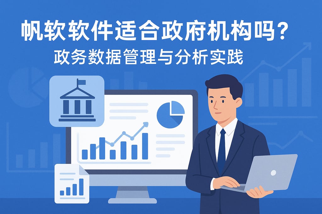 帆软软件适合政府机构吗？政务数据管理与分析实践