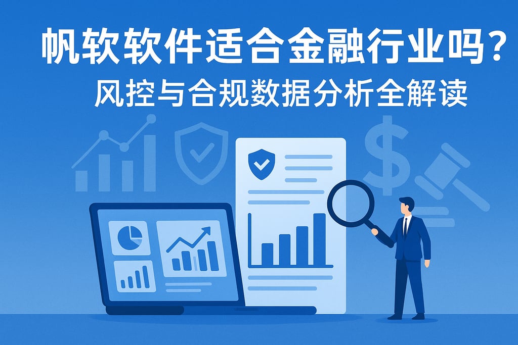 帆软软件适合金融行业吗？风控与合规数据分析全解读
