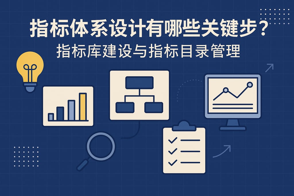指标体系设计有哪些关键步骤?指标库建设与指标目录管理 - FineBI数据分析知识库