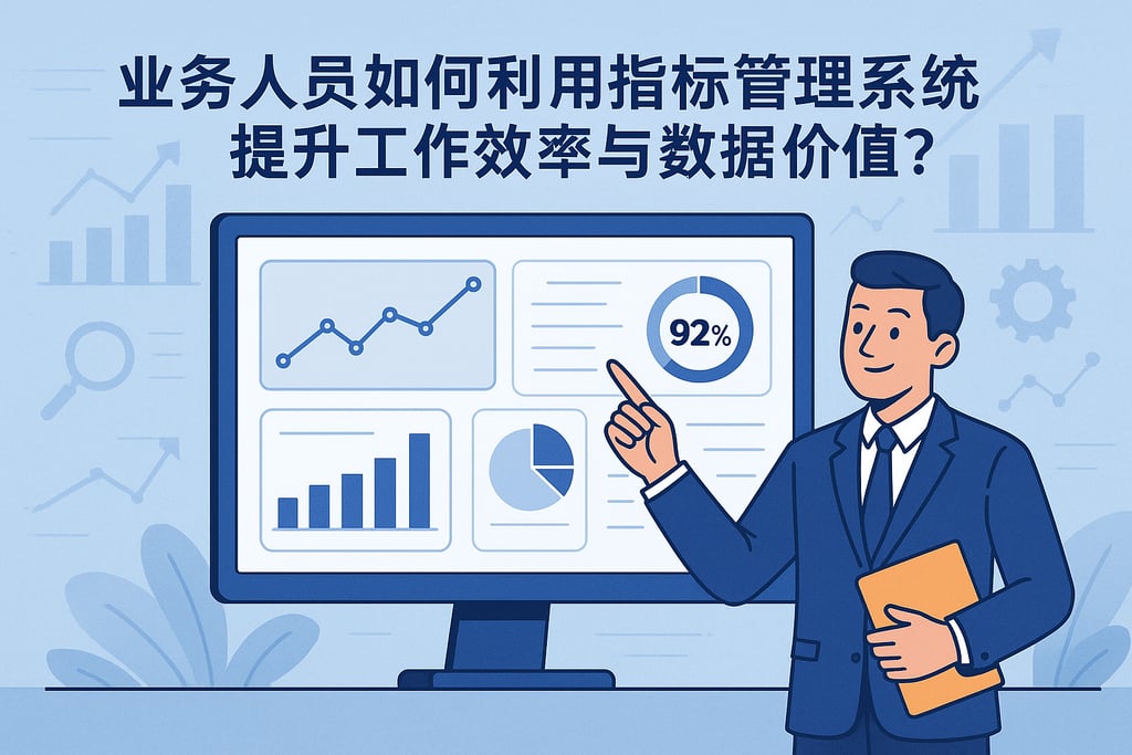 业务人员如何利用指标管理系统？提升工作效率与数据价值