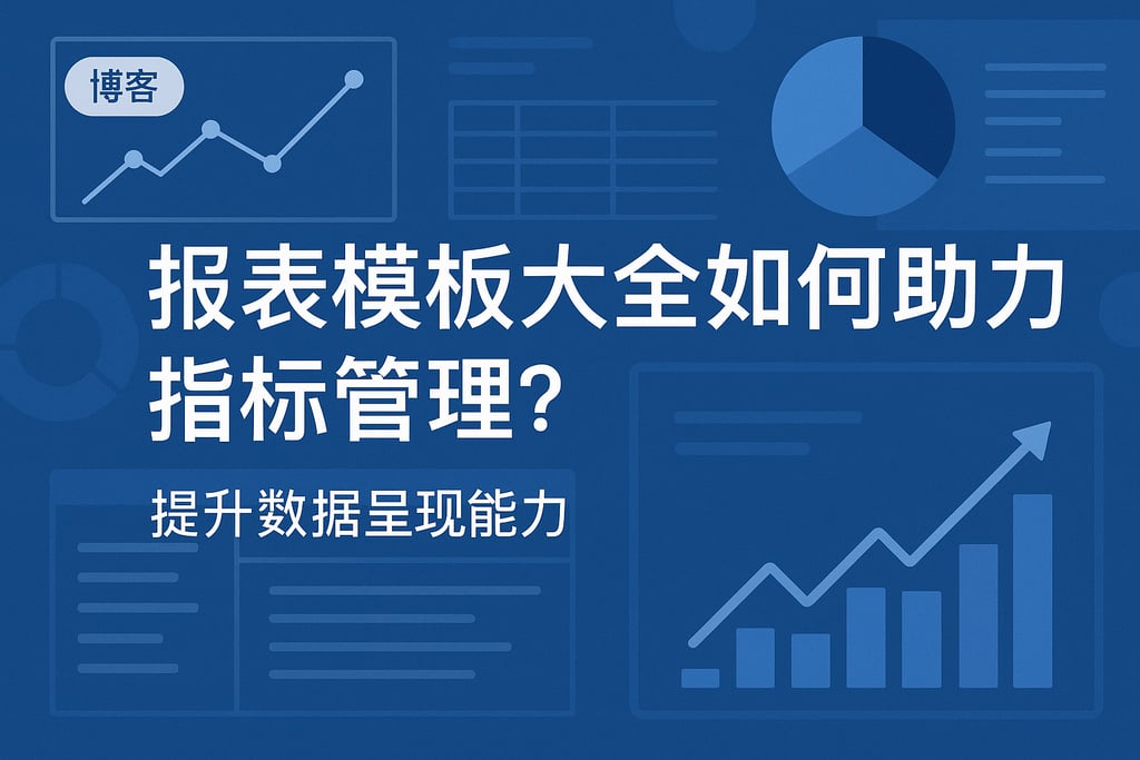 报表模板大全如何助力指标管理？提升数据呈现能力
