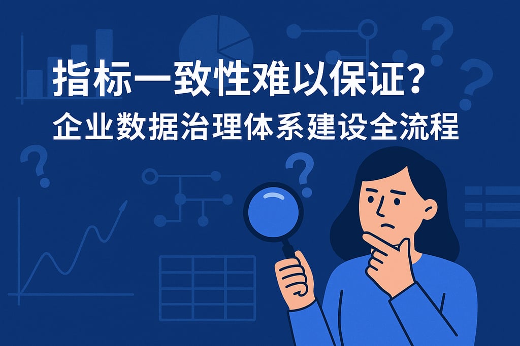指标一致性难以保证？企业数据治理体系建设全流程