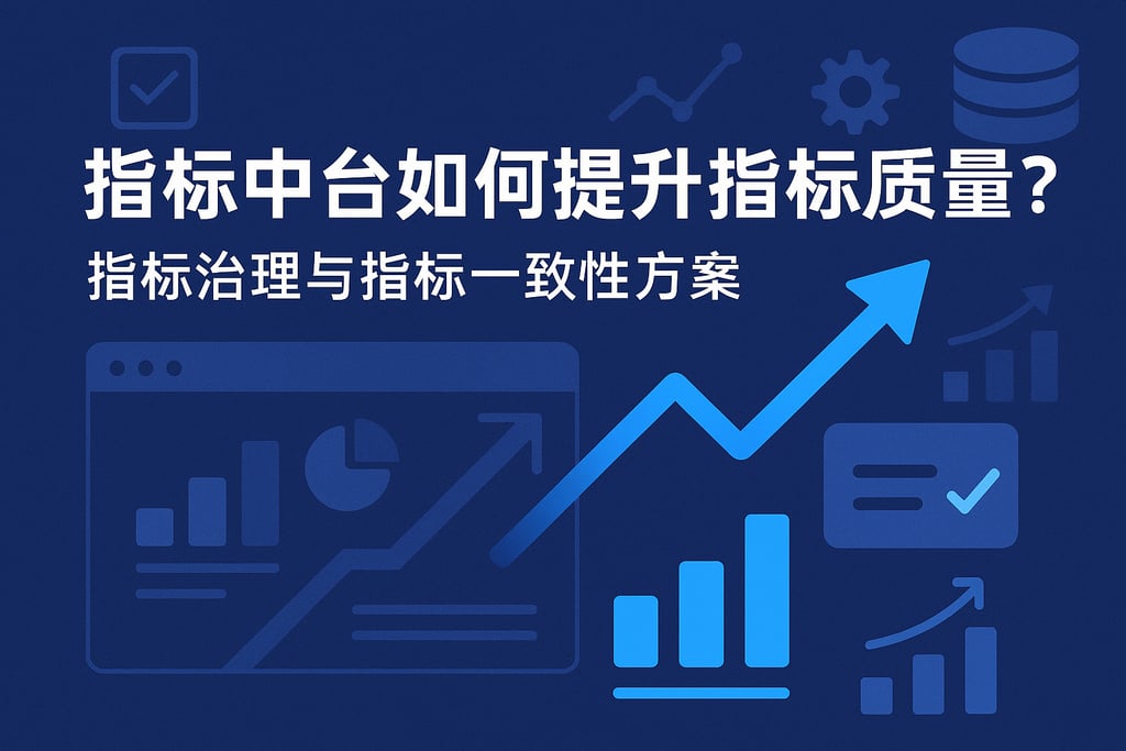 指标中台如何提升指标质量？指标治理与指标一致性方案
