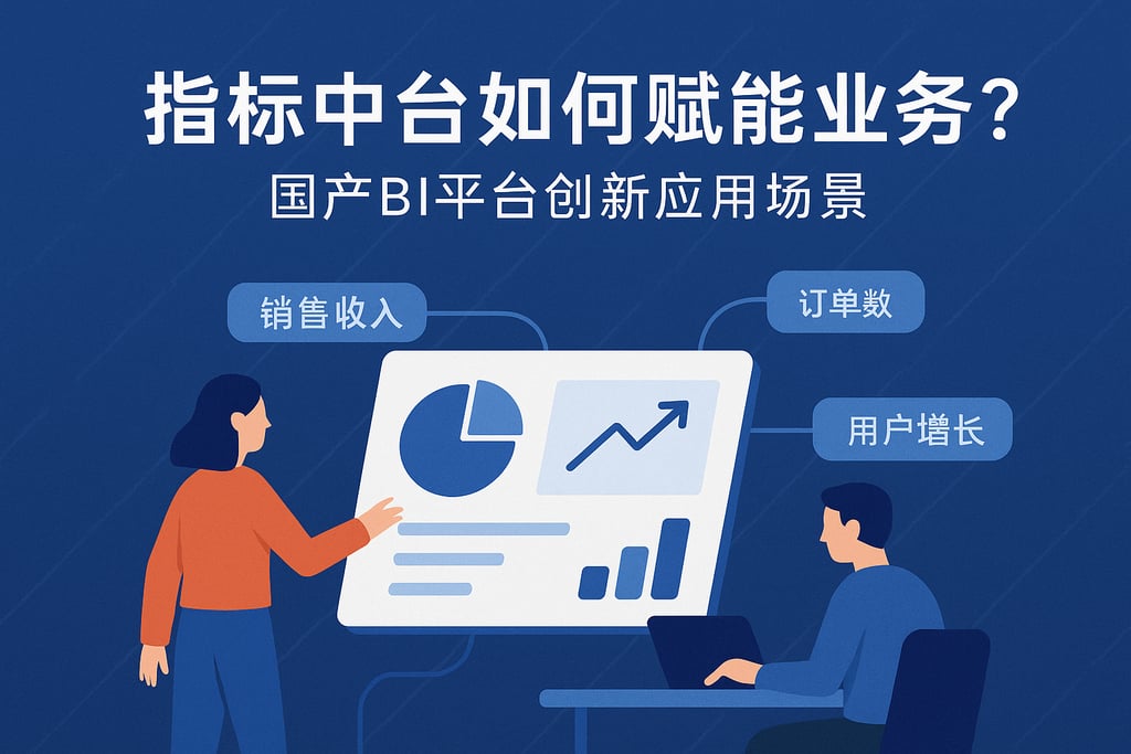 指标中台如何赋能业务？国产BI平台创新应用场景