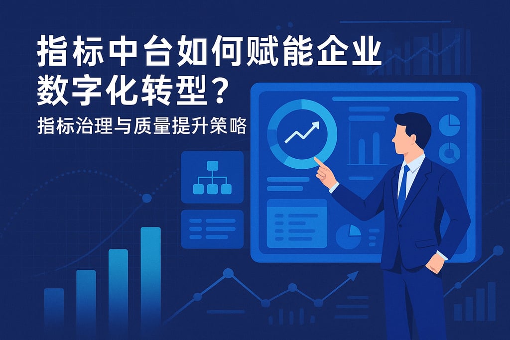指标中台如何赋能企业数字化转型？指标治理与质量提升策略