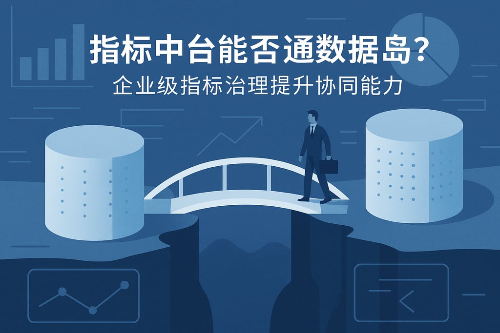 指标中台能否打通数据孤岛？企业级指标治理提升协同能力