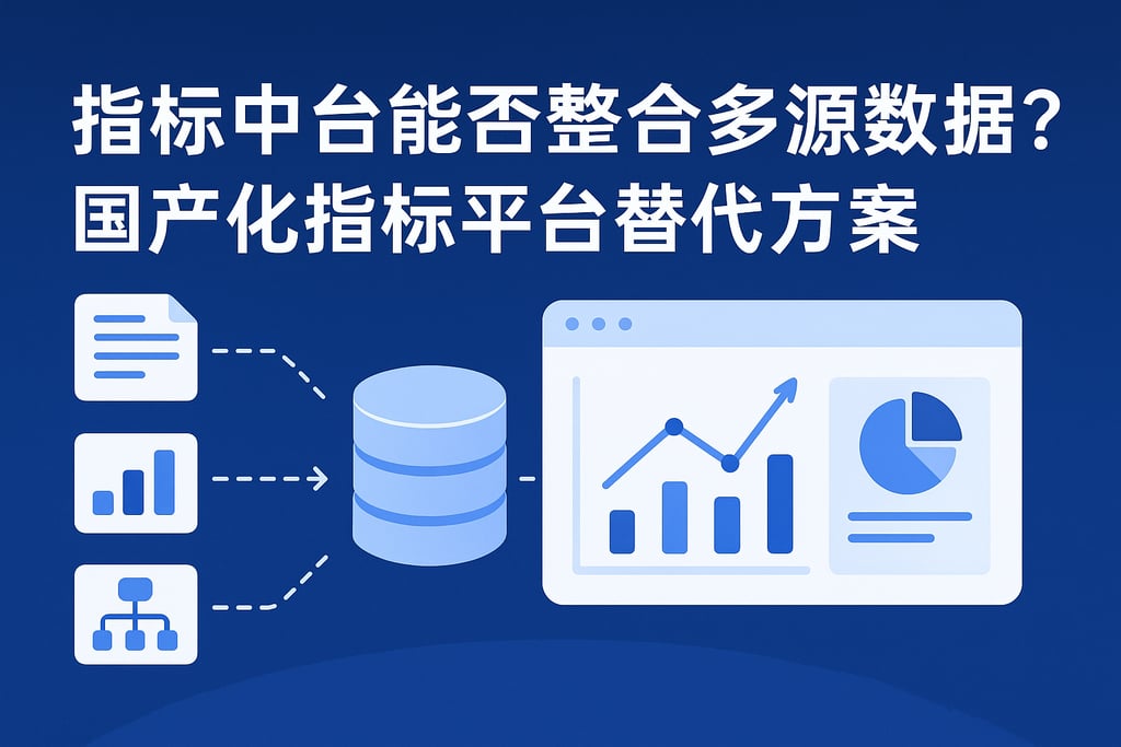 指标中台能否整合多源数据？国产化指标平台替代方案