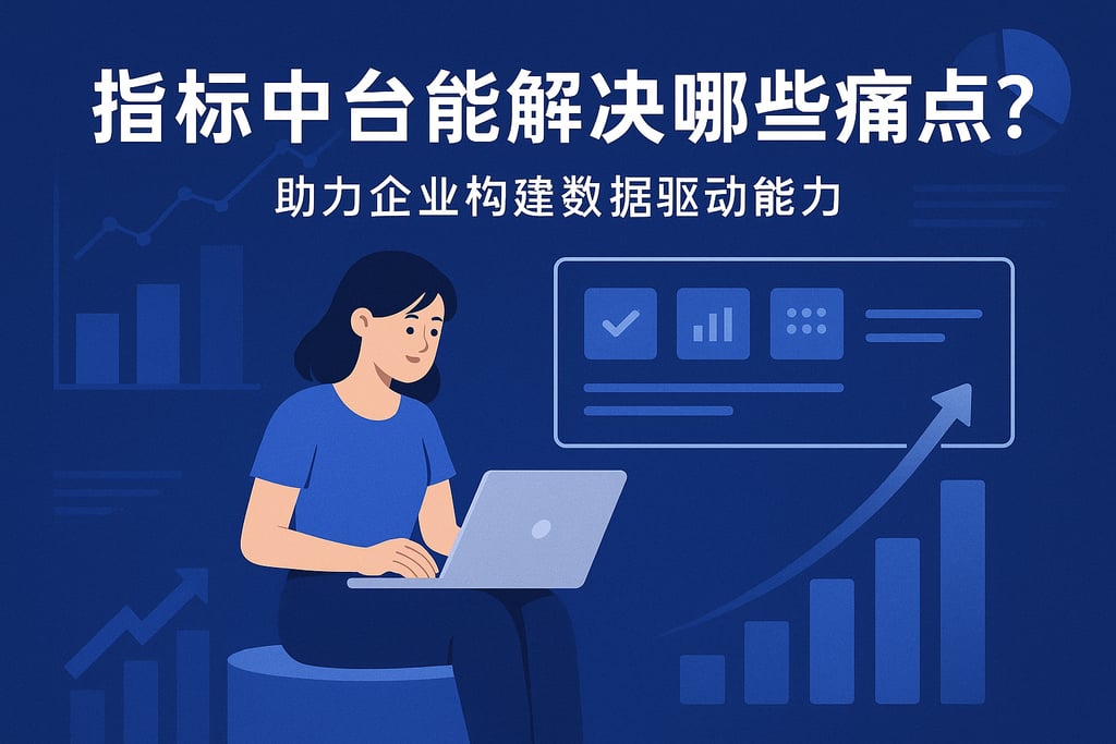 指标中台能解决哪些痛点？助力企业构建数据驱动能力
