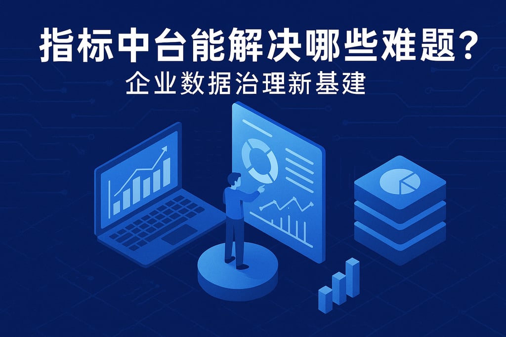 指标中台能解决哪些难题？企业数据治理新基建
