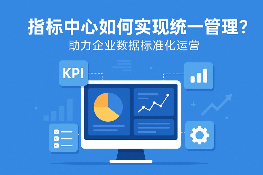 指标中心如何实现统一管理？助力企业数据标准化运营