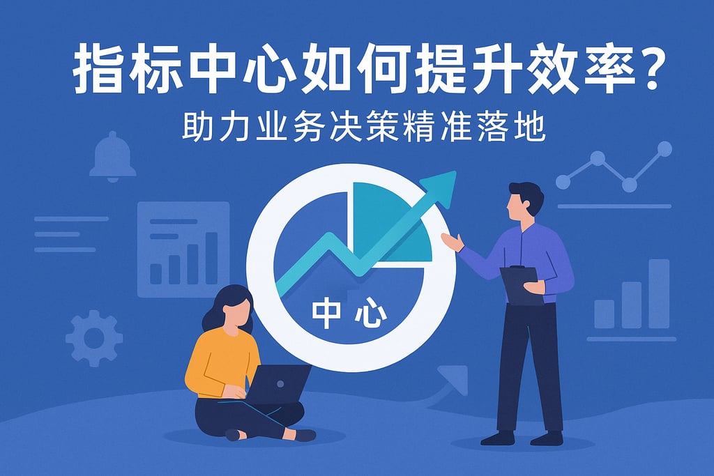 指标中心如何提升效率？助力业务决策精准落地