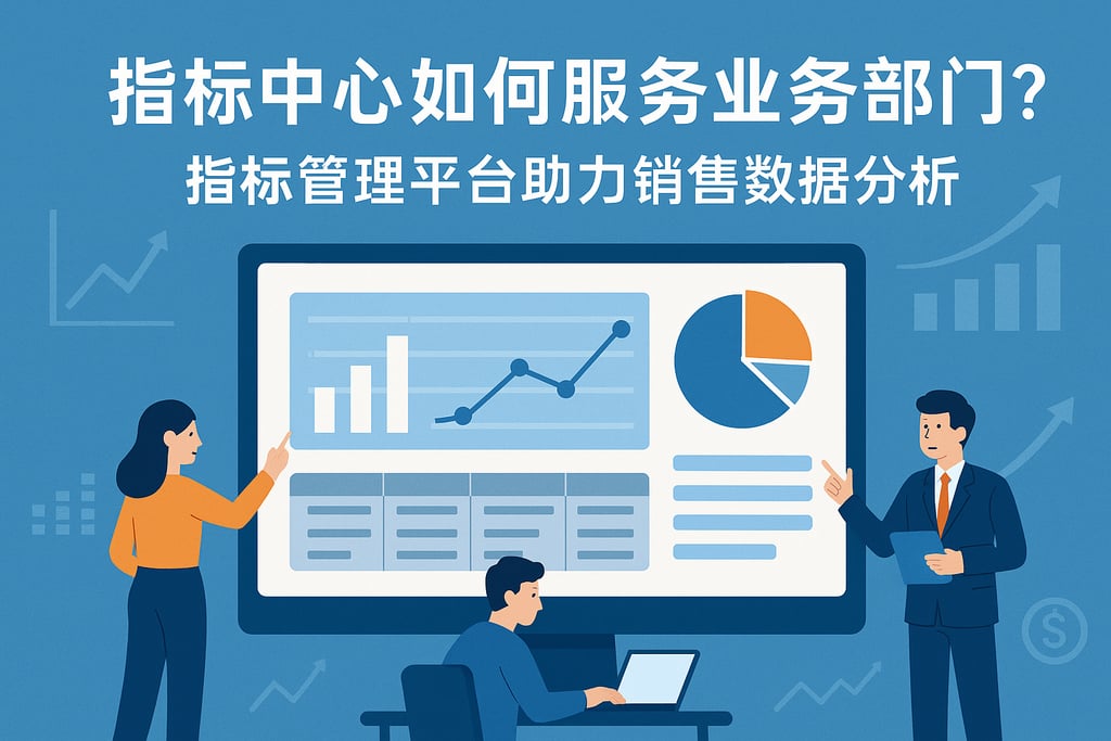 指标中心如何服务业务部门？指标管理平台助力销售数据分析