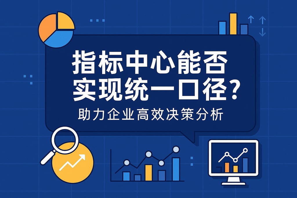 指标中心能否实现统一口径？助力企业高效决策分析