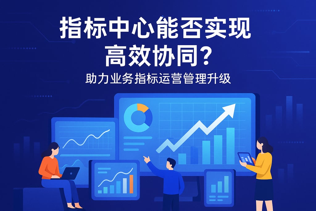 指标中心能否实现高效协同？助力业务指标运营管理升级