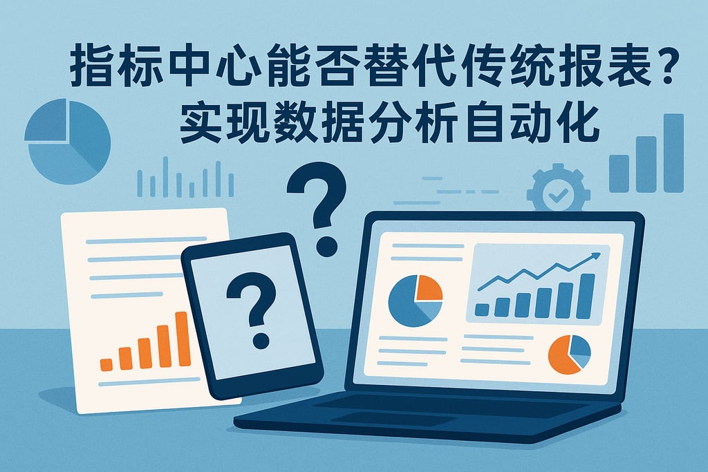 指标中心能否替代传统报表？实现数据分析自动化