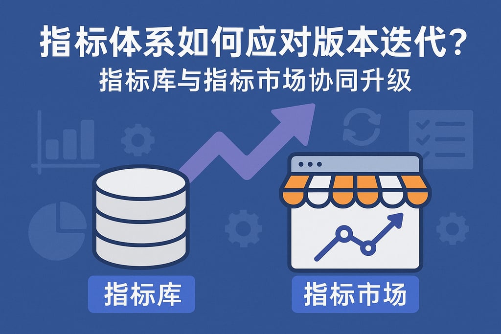 指标体系如何应对版本迭代？指标库与指标市场协同升级
