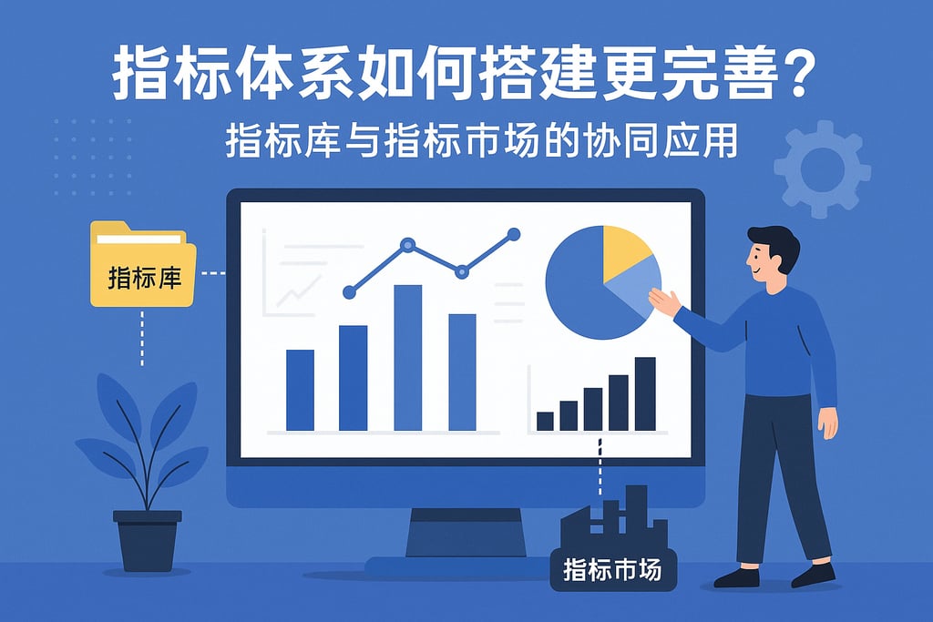 指标体系如何搭建更完善？指标库与指标市场的协同应用