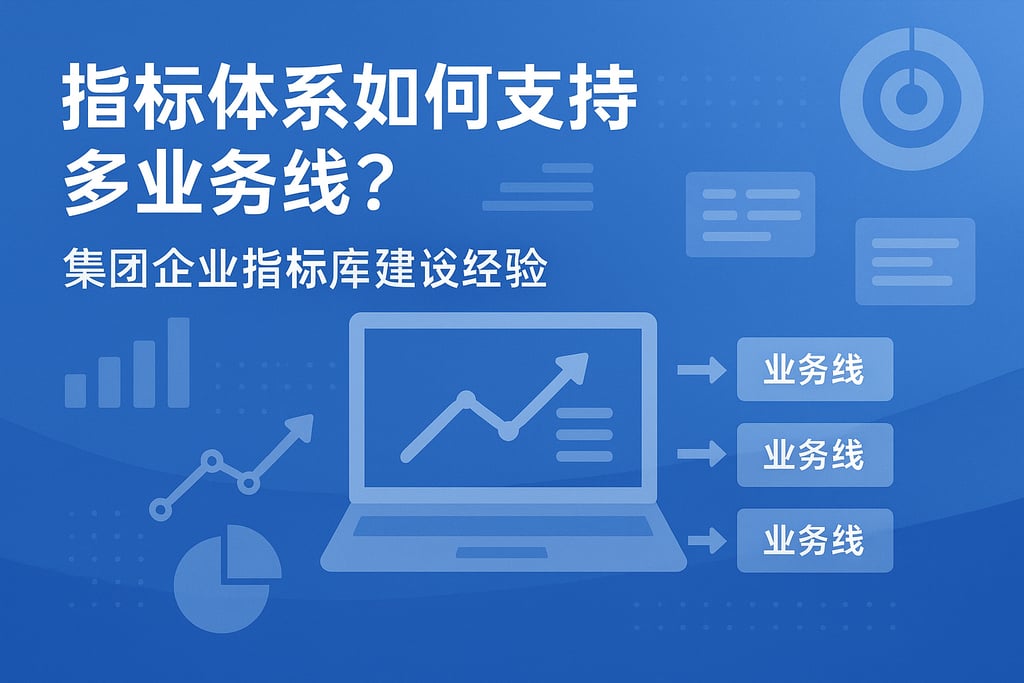 指标体系如何支持多业务线？集团企业指标库建设经验