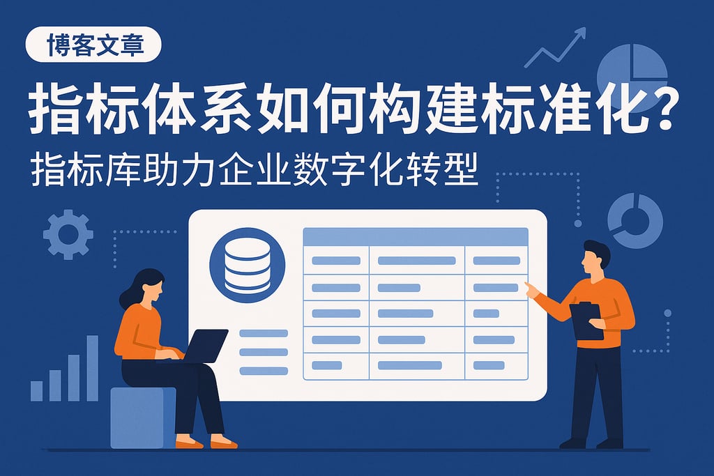 指标体系如何构建标准化？指标库助力企业数字化转型