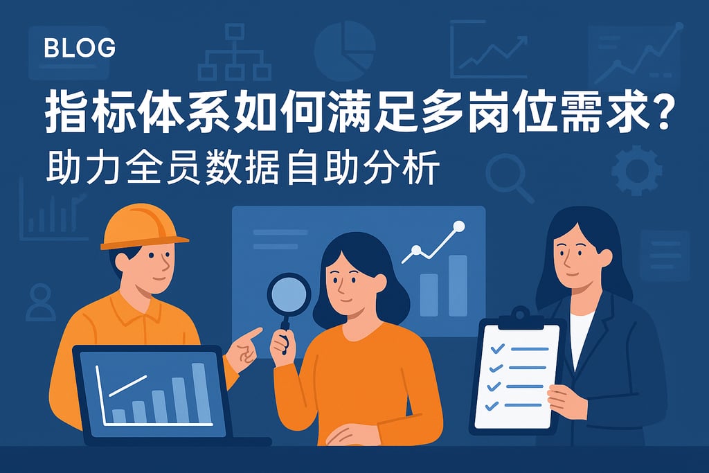指标体系如何满足多岗位需求？助力全员数据自助分析