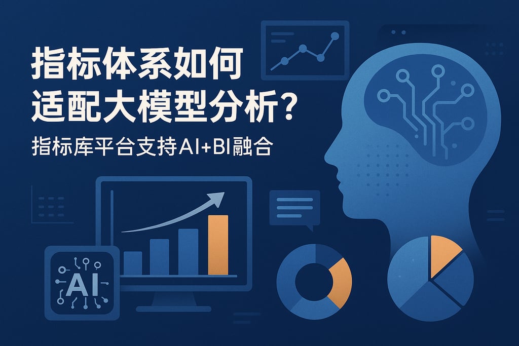 指标体系如何适配大模型分析？指标库平台支持AI+BI融合