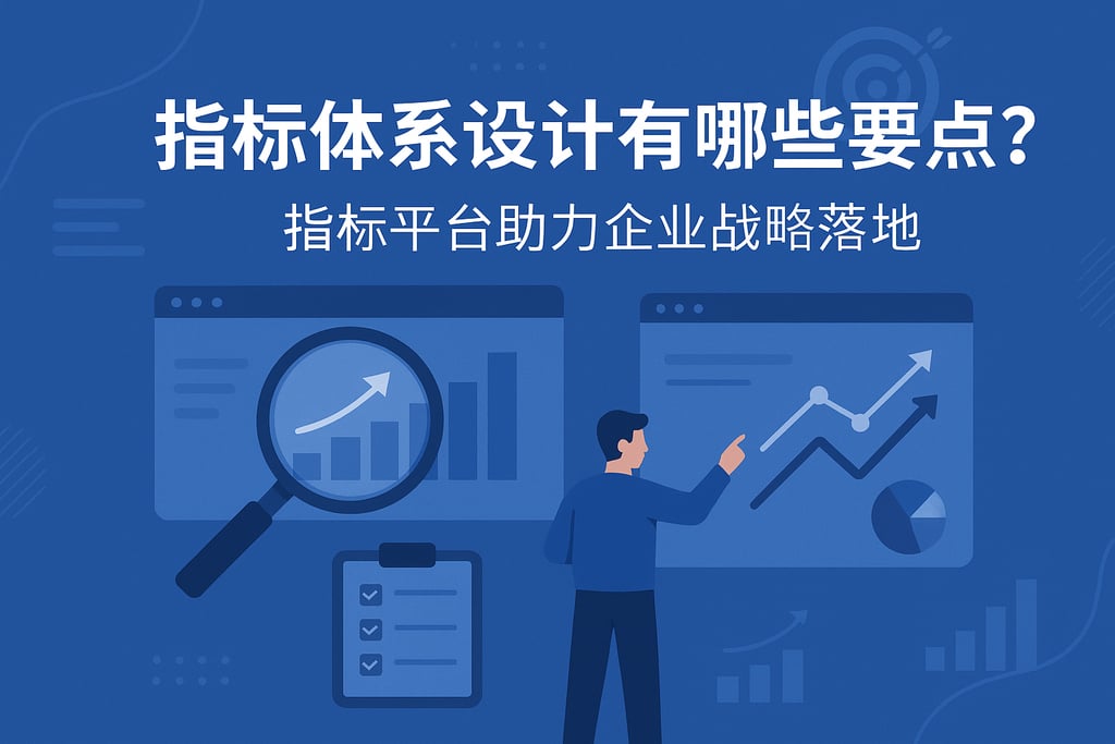 指标体系设计有哪些要点？指标平台助力企业战略落地