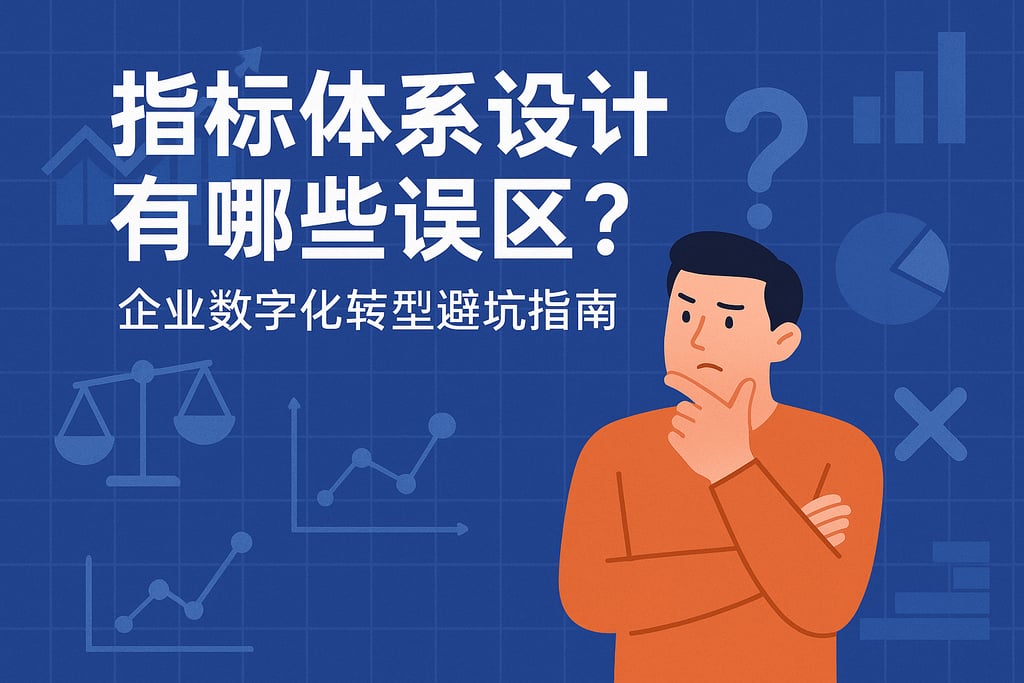 指标体系设计有哪些误区？企业数字化转型避坑指南