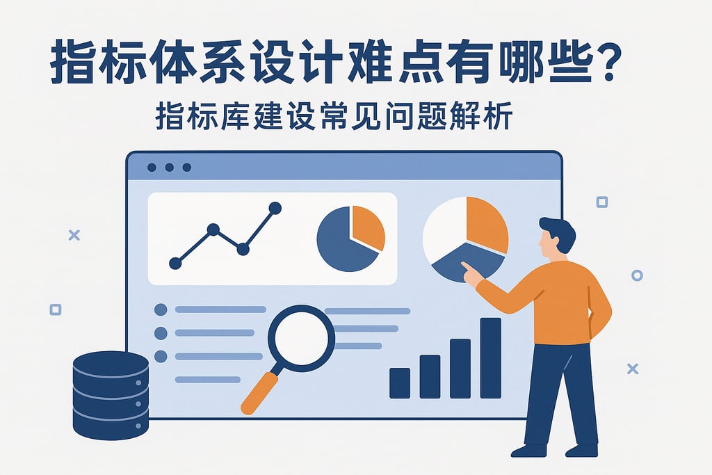 指标体系设计难点有哪些？指标库建设常见问题解析