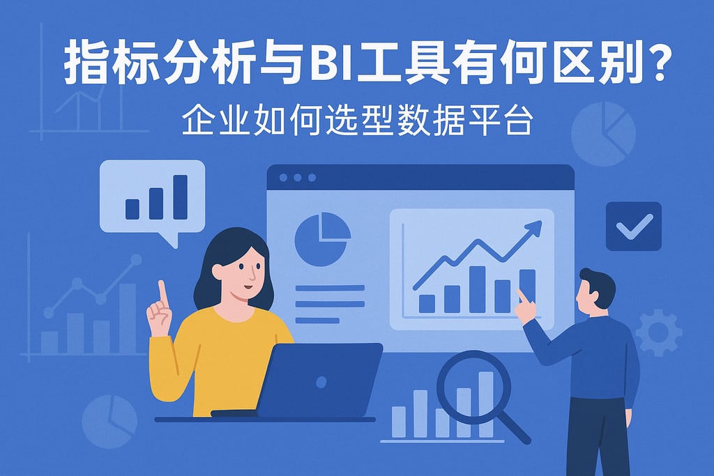 指标分析与BI工具有何区别？企业如何选型数据平台