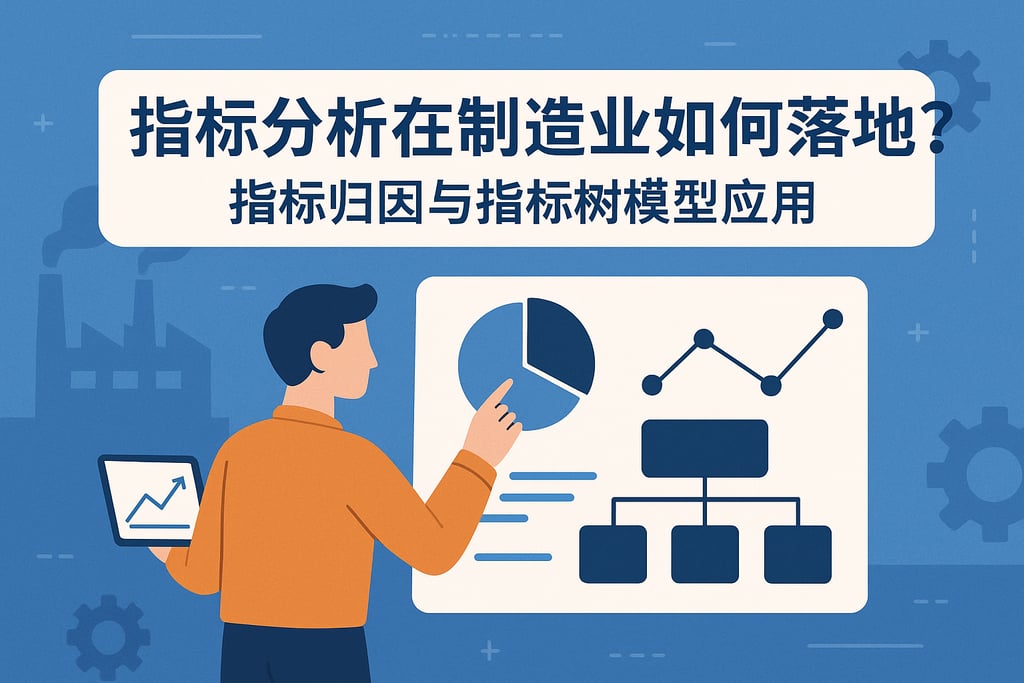 指标分析在制造业如何落地？指标归因与指标树模型应用