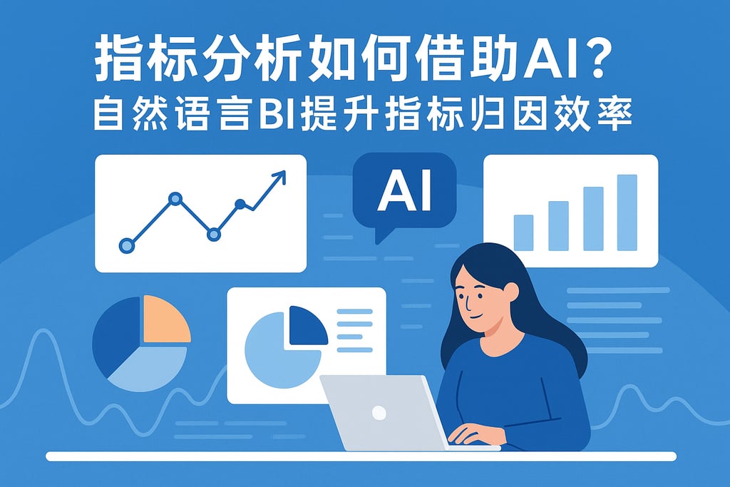 指标分析如何借助AI？自然语言BI提升指标归因效率