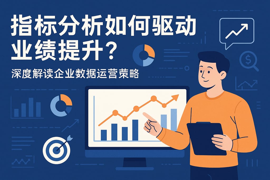 指标分析如何驱动业绩提升？深度解读企业数据运营策略