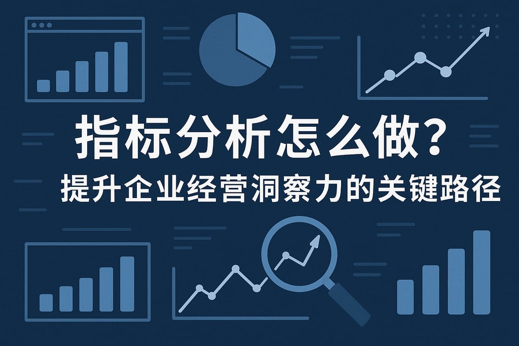 指标分析怎么做？提升企业经营洞察力的关键路径