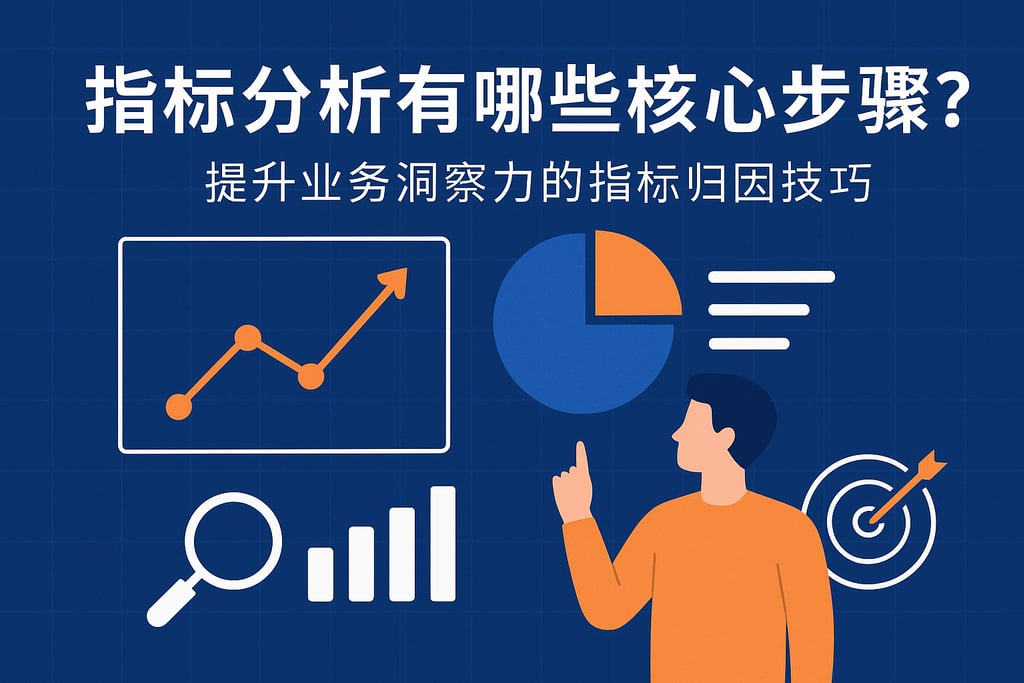 指标分析有哪些核心步骤？提升业务洞察力的指标归因技巧