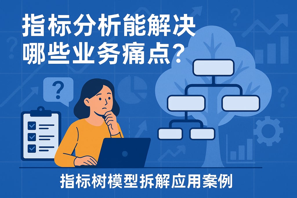 指标分析能解决哪些业务痛点？指标树模型拆解应用案例
