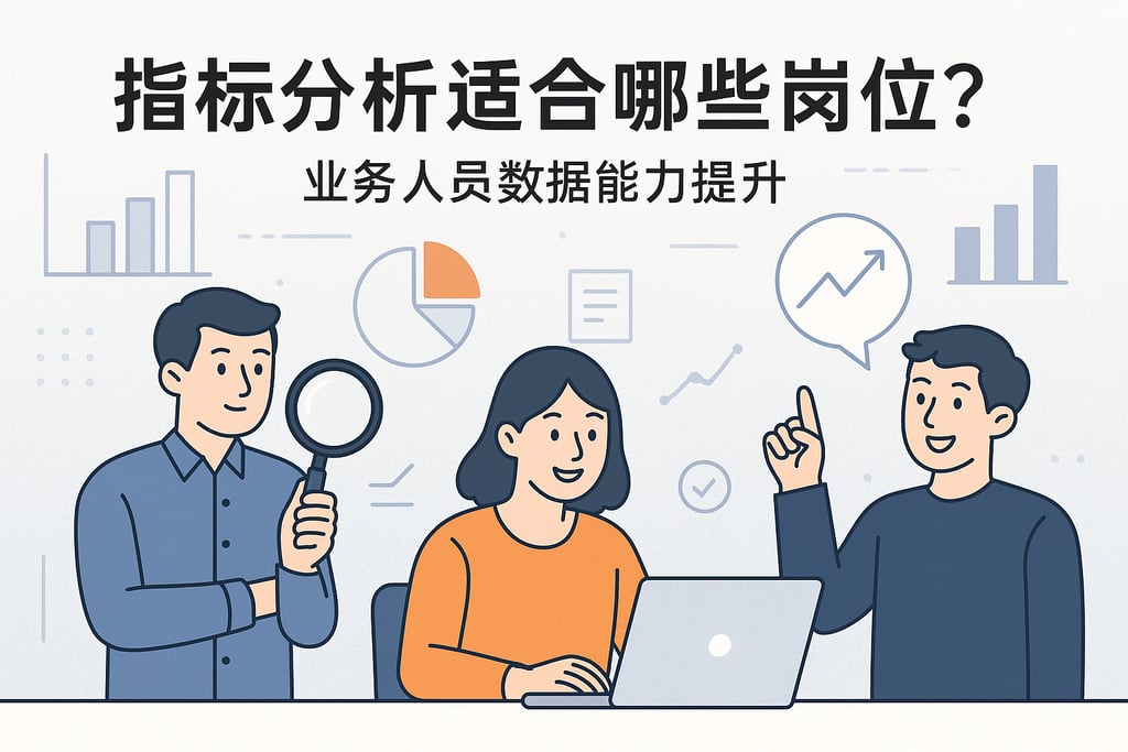 指标分析适合哪些岗位？业务人员数据能力提升