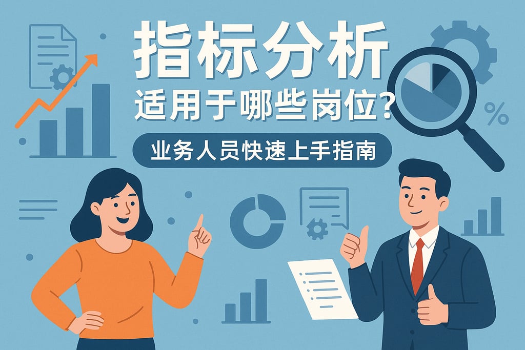 指标分析适用于哪些岗位？业务人员快速上手指南