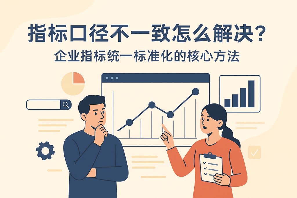 指标口径不一致怎么解决？企业指标统一标准化的核心方法
