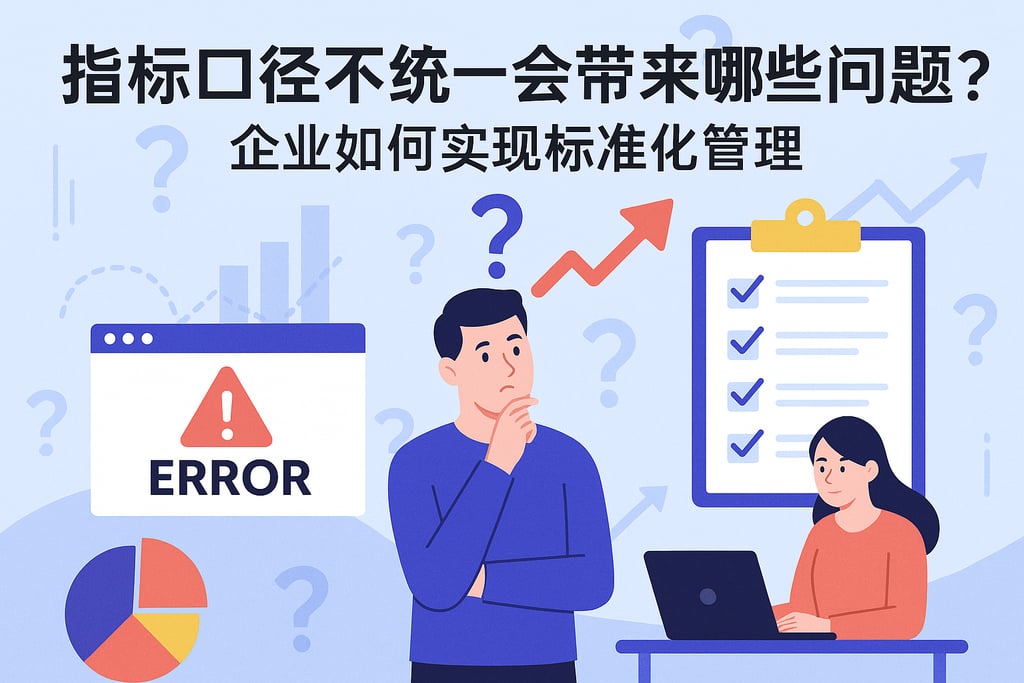指标口径不统一会带来哪些问题？企业如何实现标准化管理
