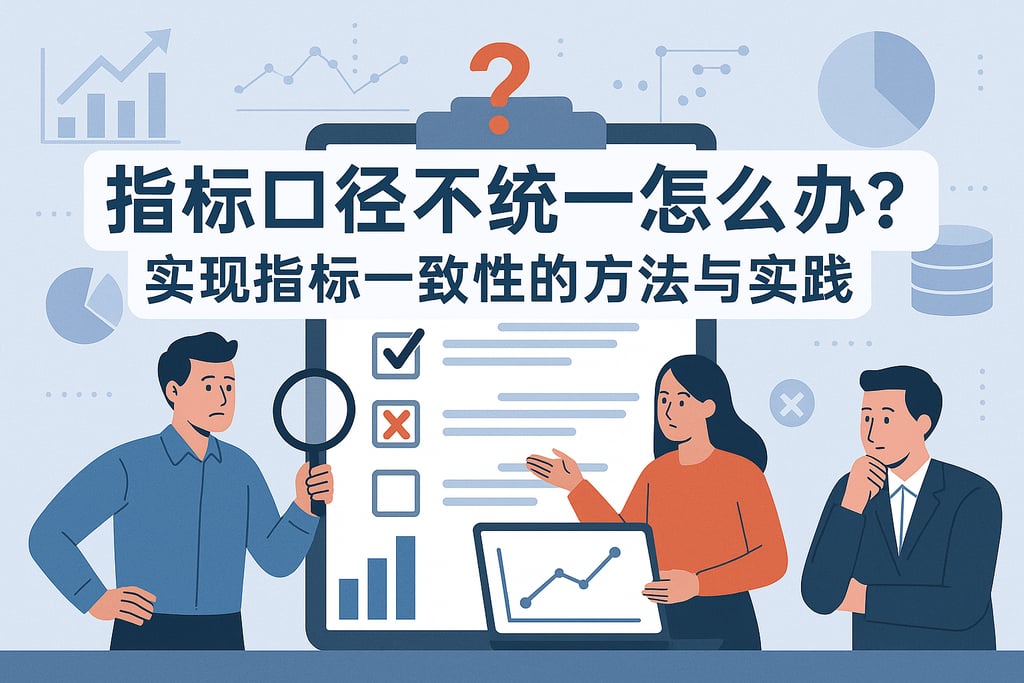 指标口径不统一怎么办？实现指标一致性的方法与实践