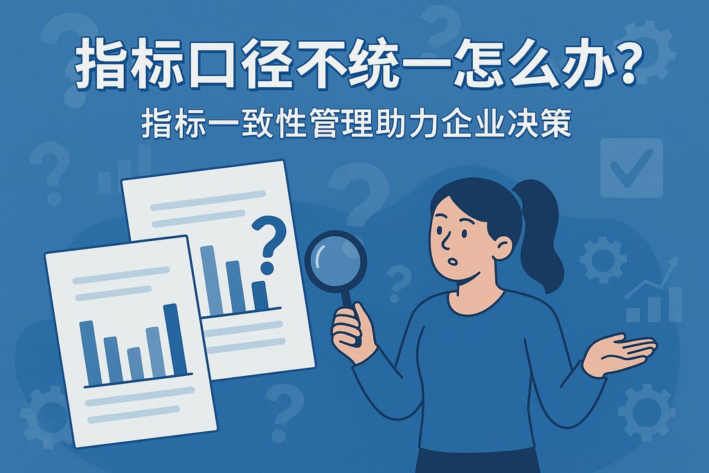 指标口径不统一怎么办？指标一致性管理助力企业决策