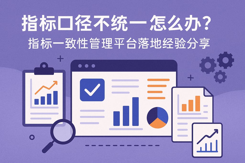 指标口径不统一怎么办？指标一致性管理平台落地经验分享