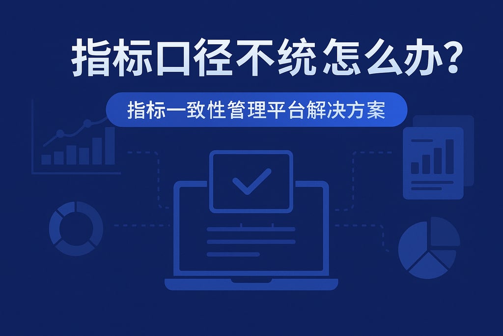 指标口径不统一怎么办？指标一致性管理平台解决方案