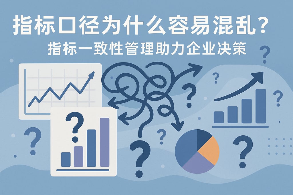 指标口径为什么容易混乱？指标一致性管理助力企业决策