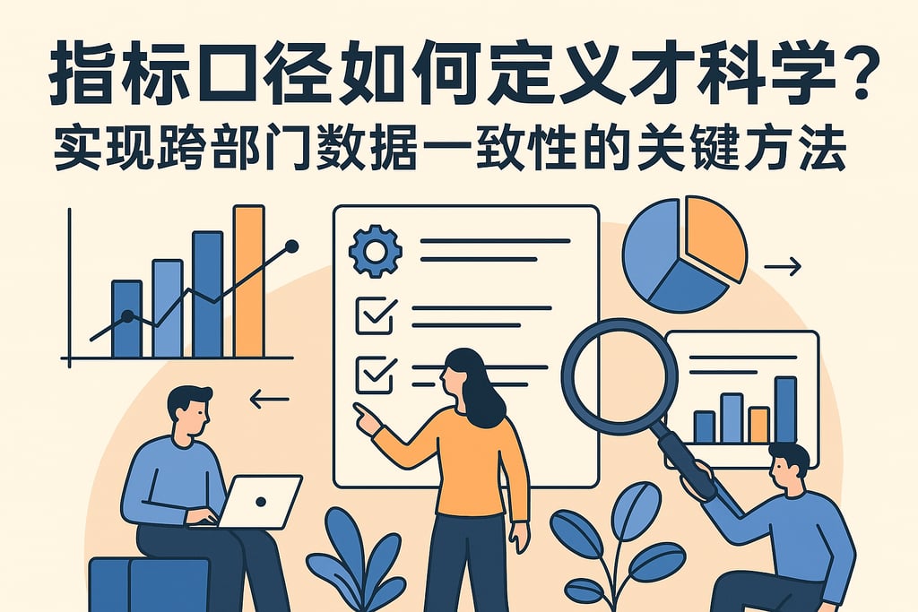 指标口径如何定义才科学？实现跨部门数据一致性的关键方法